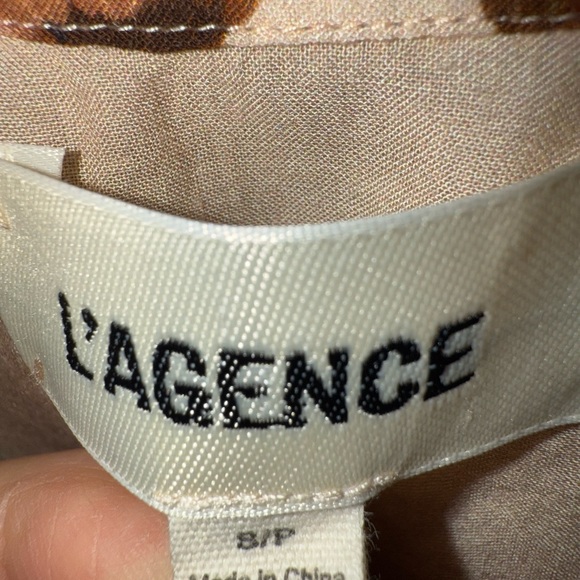 L'AGENCE small floral blouse Guthrie - Picture 2 of 5